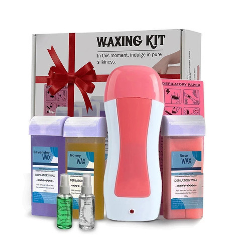 Hair removal wax kit roller - removal,