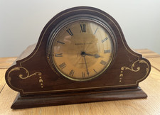 Quality Edwardian Kendal & Dent Mantle Clock. Ornate Decoration Runs Fast