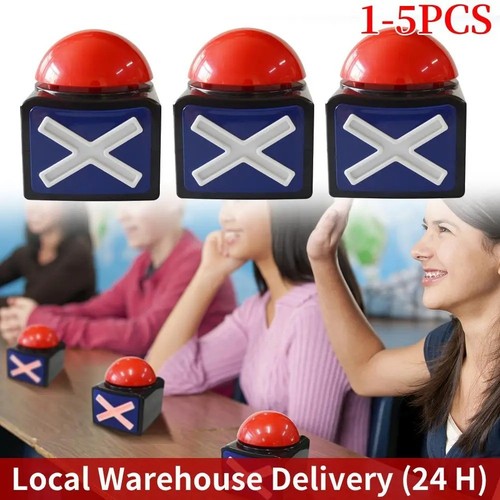 Red buzzer alarm button - 3×,