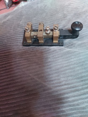 Bunnell morse telegraph key - jh,