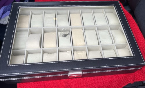 Slot watch display - watch, case