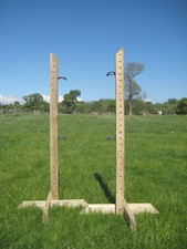 150cm  (approx 5ft) Show Jump Training Wings with 3 pairs of Jump Cups