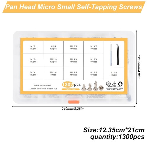 1300 pcs small screws - pcs,