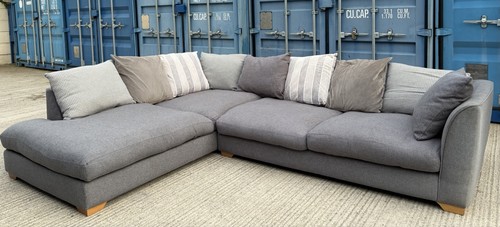 Dfs grey corner sofa - grey,