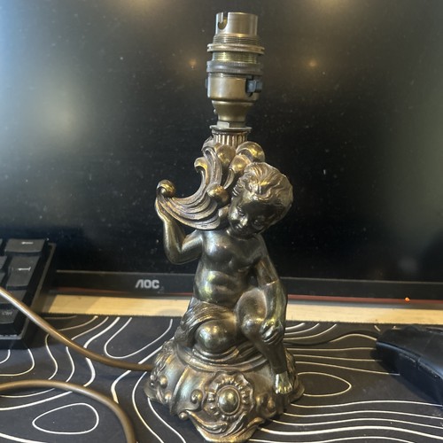 Vintage 1960 cherub - 1960's, brass