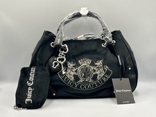 Juicy Couture Scottie Twig Dog Velvet Shoulder Bag Black Nuova Y2K BNWT Rare