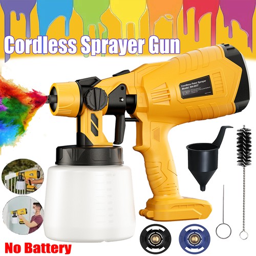 Cordless paint sprayer - paint, fence