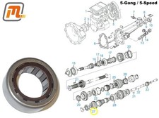 FORD Sierra Scorpio Countershaft Guide Bearing Front Type 9 Gearbox from 06/86