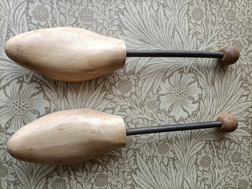 Antique wooden shoe - antique,