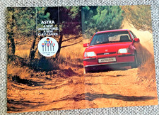 VAUXHALL ASTRA GTE - FRAMEABLE COLLECTIBLE ORIGINAL CLASSIC CAR POSTER IMAGE