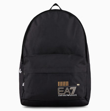 Emporio Armani EA7 Train Core Backpack Black Laptop School Work Travel Bag £70