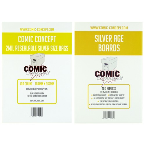 Comic concept resealable - comic,