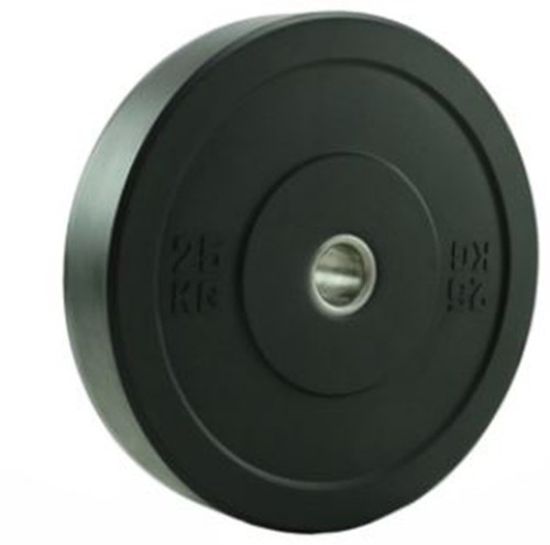 Olympic black rubber bumper - 2",