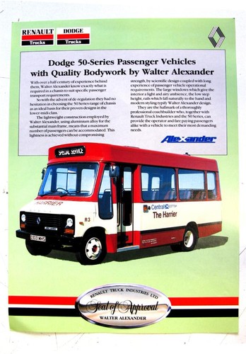 Renault dodge series - series, bus