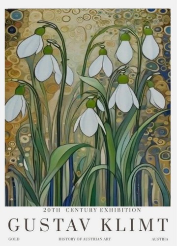 Large size gustav klimt print - size,