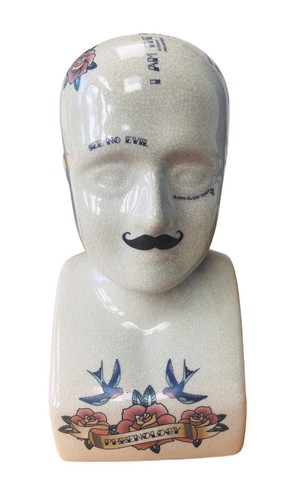 Vtg phrenology head - vtg,