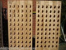 ORIGINAL Champagne Riddling Rack f. 60 Bottles + Branding / Nature Oak Wine Rack