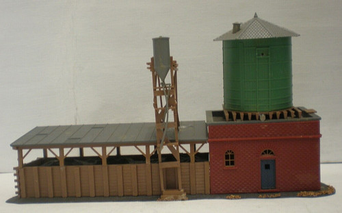 Vintage plastic building - plastic,