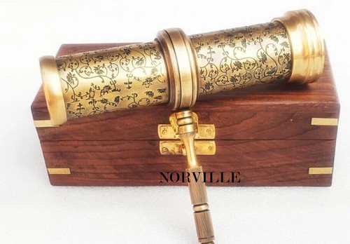 Vintage brass kaleidoscope - vintage,