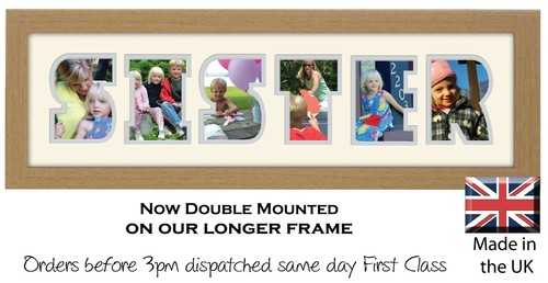 Sister photo frame - sister,