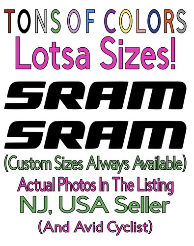 Two sram die cut vinyl - two,