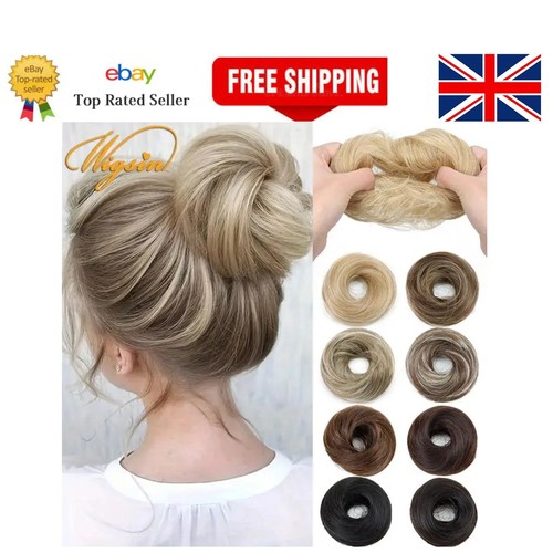 Donut chignon elastic hair - chignon,