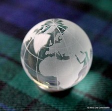 Large 30mm Frosted Glass Globe