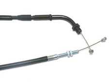 Throttle cable opening for