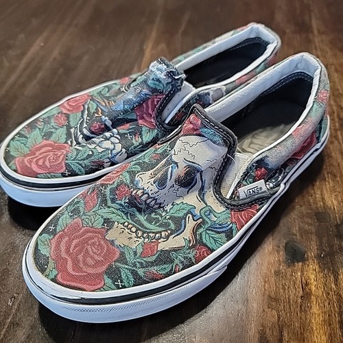 Trashed vans slip - on, shoes