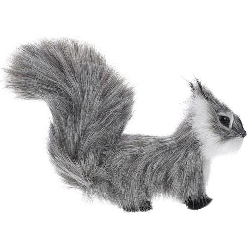 Furry squirrel ornament small - squirrel,