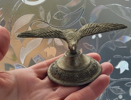 Vintage metal bird figurine - vintage,