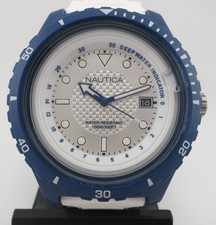 Nautica Ibiza Depth Gauge Analog Quartz Watch - NAPIBZ006 - New Battery