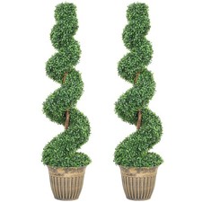 HOMCOM Set of 2 Potted
