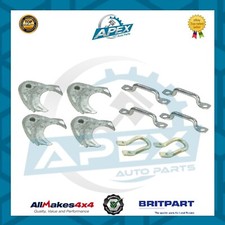 CANVAS HOOD ROPE HOOK SET FOR LAND ROVER SERIES & DEFENDER 304301 RRC3966 345699