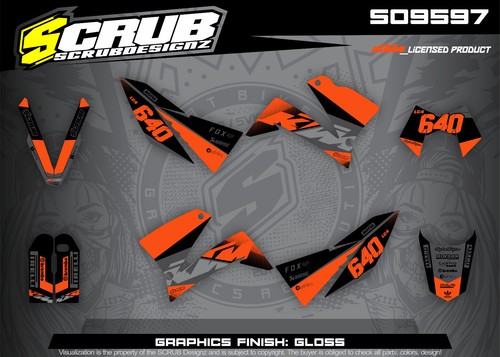 Graphics kit ktm smc - graphics,