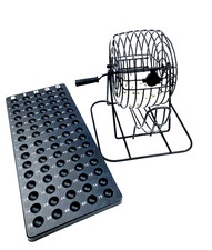 Vintage Bingo Spinner Cage