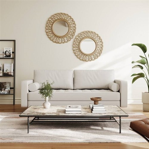 Ivory faux leather sofa couch - leather,
