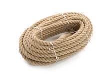 30 mm Natural Jute Hessian Rope Cord Braided Twisted Boating Sash Garden Decking