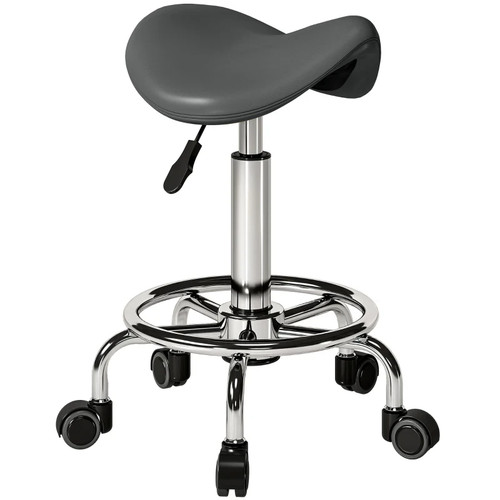 Salon saddle stool - stool, rolling