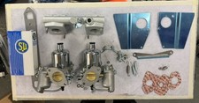 Classic Mini Twin HS4 1"1/2 SU Carburettors Fully Refurbished Carbs Set Up