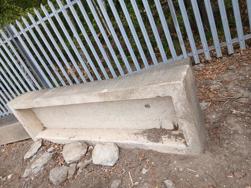 Rectangular stone trough - rectangular,