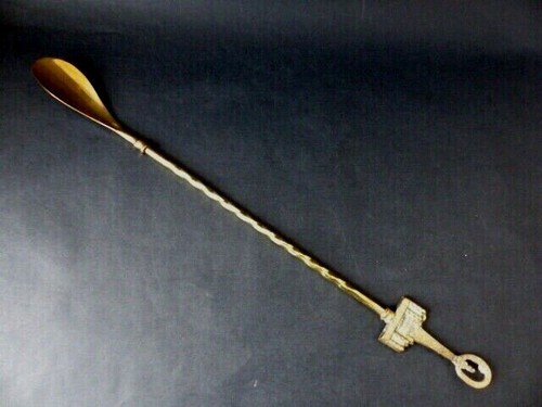 Victorian brass shoe - victorian,