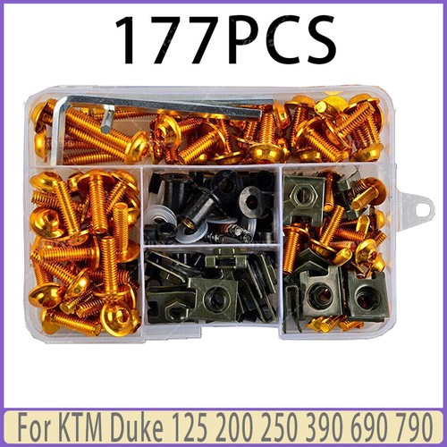 177pcs fairing bolt bodywork - 177pcs,