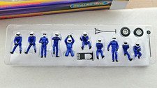 Scalextric C8293 Race + Pit Crew BLUE NEW 