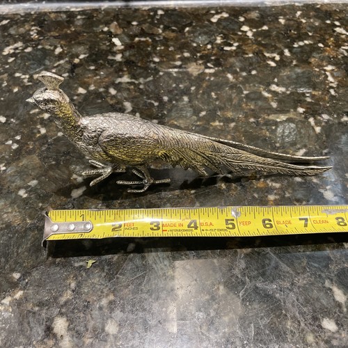 Vintage silver plated - , pheasant