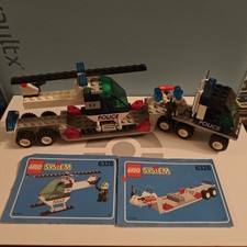 LEGO Town Police 6328 Helicopter Transport: Complete Partial Instructions No Box