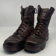 British Army Surplus Military Issue Bates Patrol Combat Boots Used Size 8 M