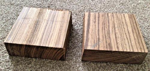 Zebrano wood 6 x - 6”x,