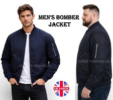 Mens Jacket Coat MA1 Bomber