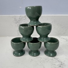 Set of 6 Denby "Manor Green"